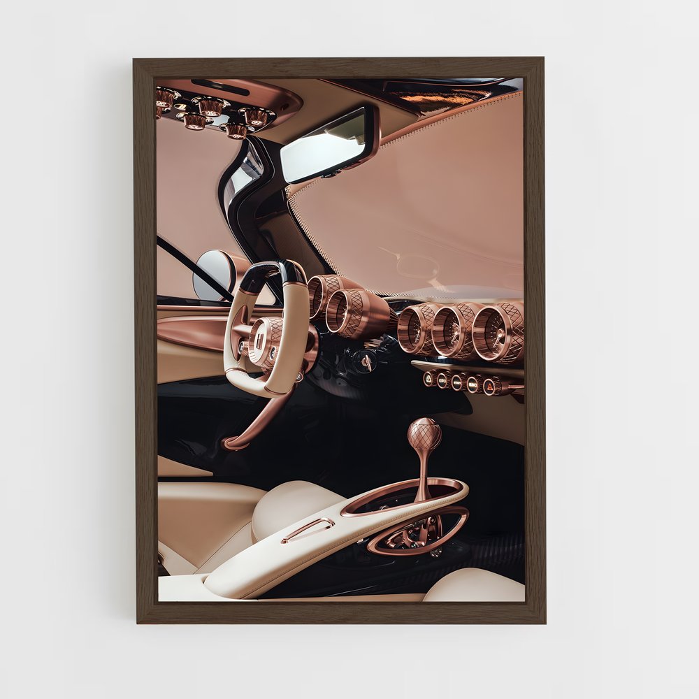 Poster Intérieur McLaren GTX – affiche De Tomaso (vue 5)